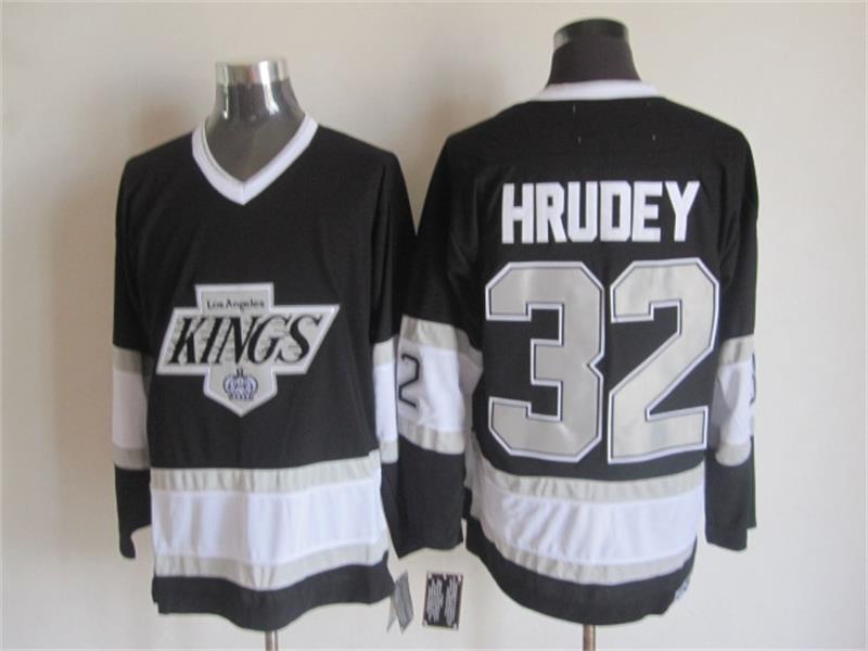 NHL Los Angeles Kings #32 Hrudey Black Jersey