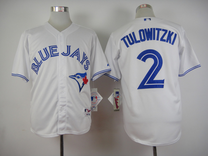 MLB Toronto Blue Jays #2 Tulowitzki White Jersey