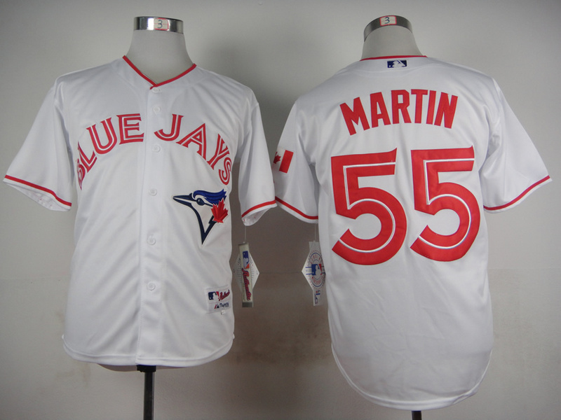 MLB Toronto Blue Jays #55 Martin White Jersey