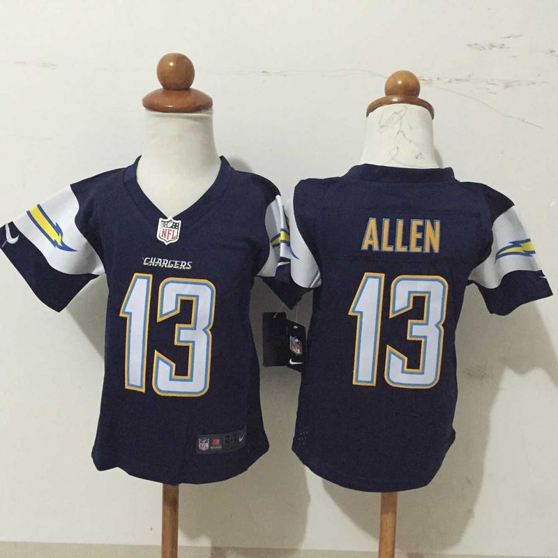 Kids Nike San Diego Chargers #13 Allen Blue Jersey 2-5T