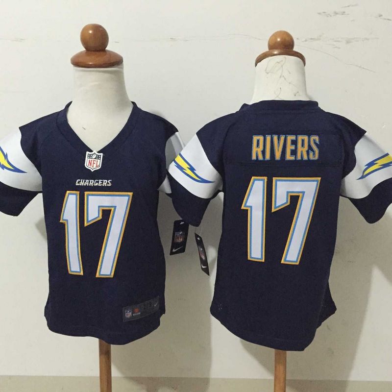 Kids Nike San Diego Chargers #17 Rivers Blue Jersey 2-5T