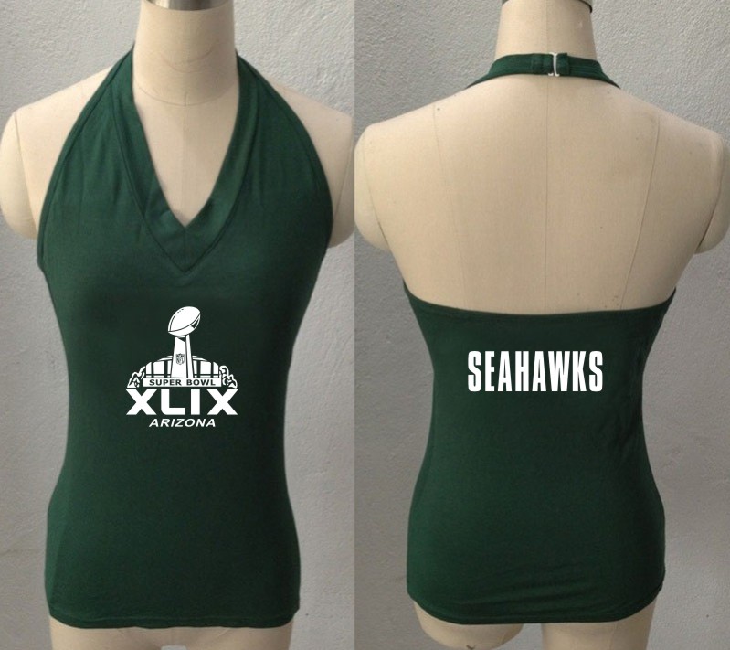 Women D.Green NFL Seattle Seahawks Superbowl Tank Top