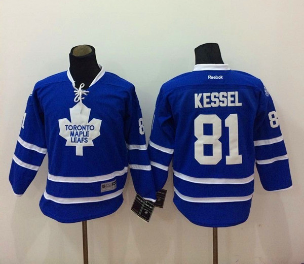 Kids Toronto Maple Leafs #81 Kesssel Blue Jersey