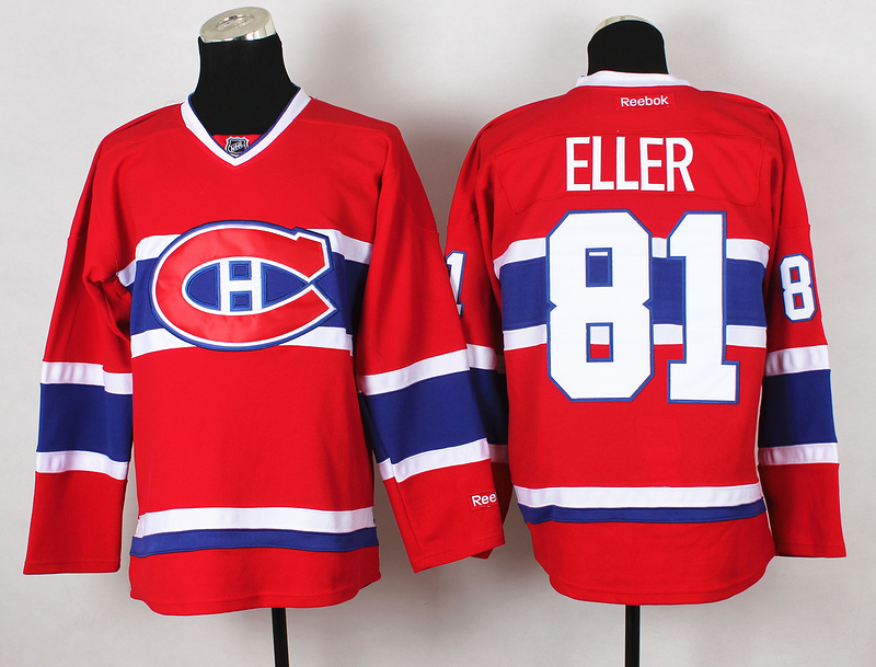 NHL Montreal Canadiens #81 Eller Red Jersey