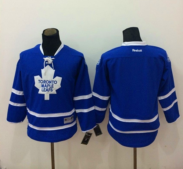 Kids Toronto Maple Leafs Blank Blue Jersey