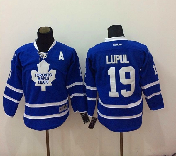 Kids Toronto Maple Leafs #19 Lupul Blue Jersey