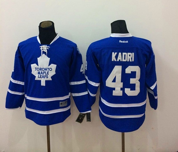 Kids Toronto Maple Leafs #43 Kadri Blue Jersey