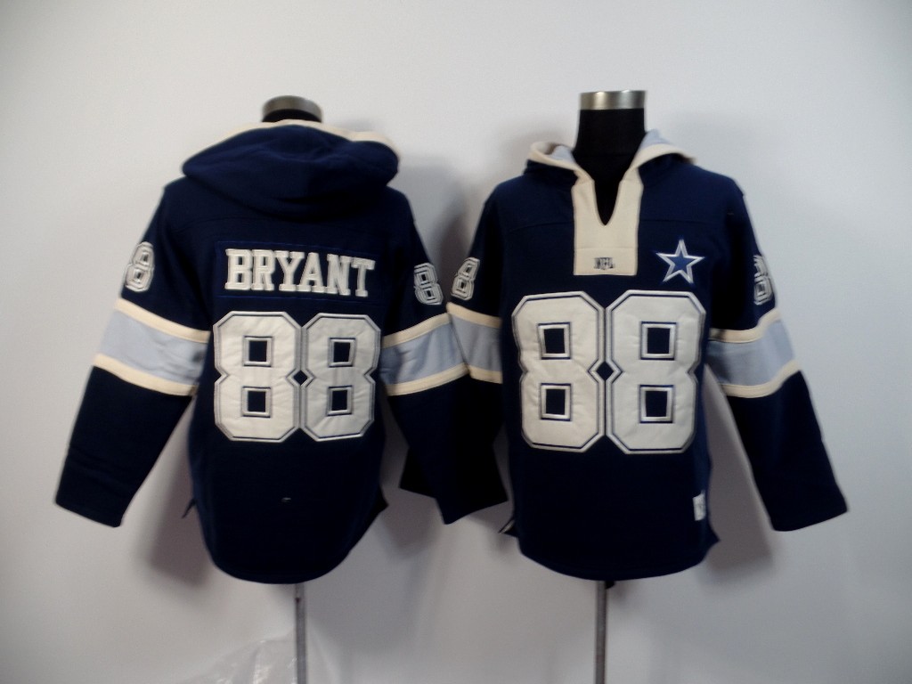 NFL Dallas Cowboys #88 Bryant Blue Hoodie
