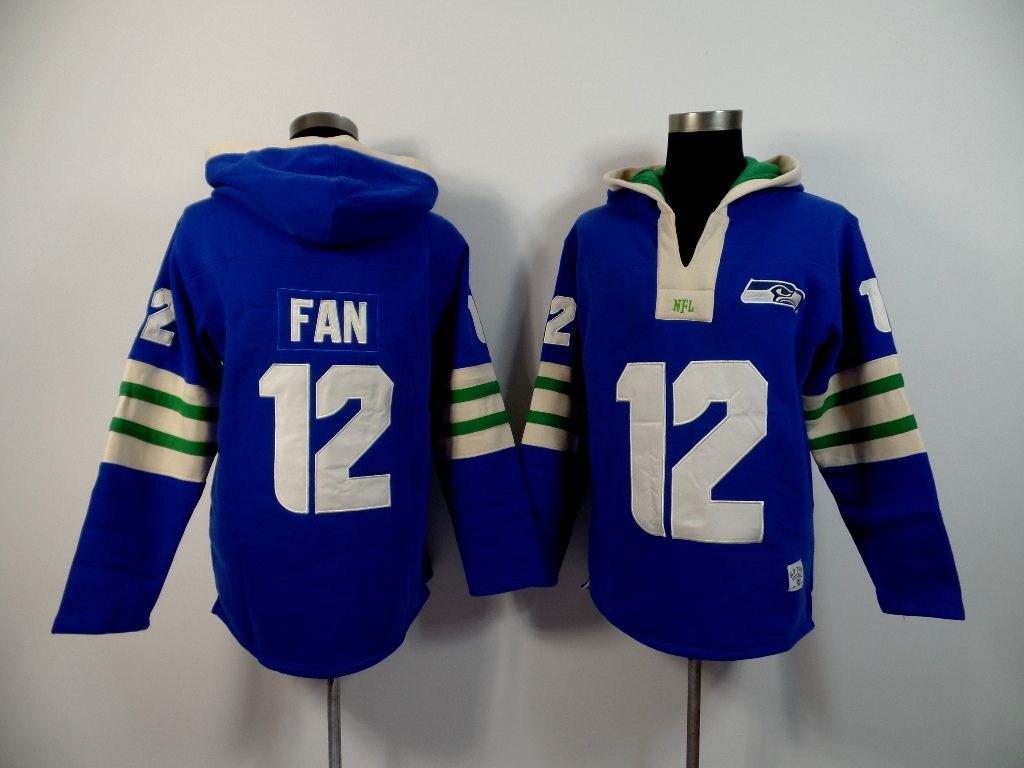 NFL Seattle Seahawks #12 Fan Blue Hoodie
