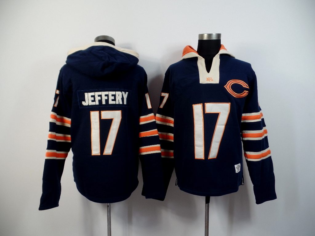 NFL Chicago Bears #17 Jeffery Blue Hoodie