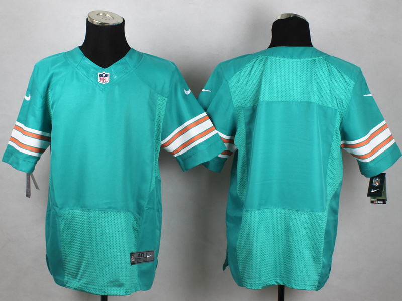 Nike NFL Miami Dolphins Blank Green Elite Jersey