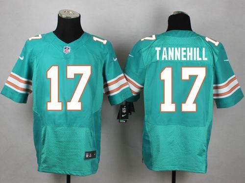 Nike NFL Miami Dolphins #17 Tannehill Green Elite New Jersey