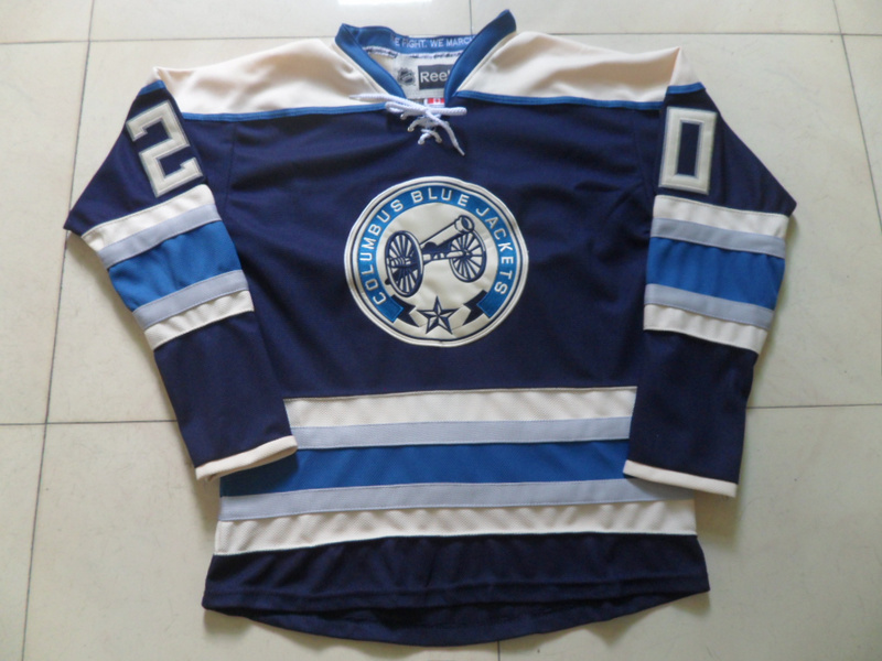 NHL Columbus Blue Jackets #20 Saad Blue jersey