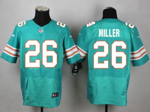 Nike NFL Miami Dolphins #26 Miller Green Elite New Jersey