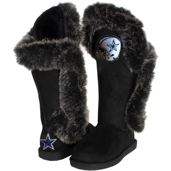 NFL Dallas Cowboys Black Women Boots