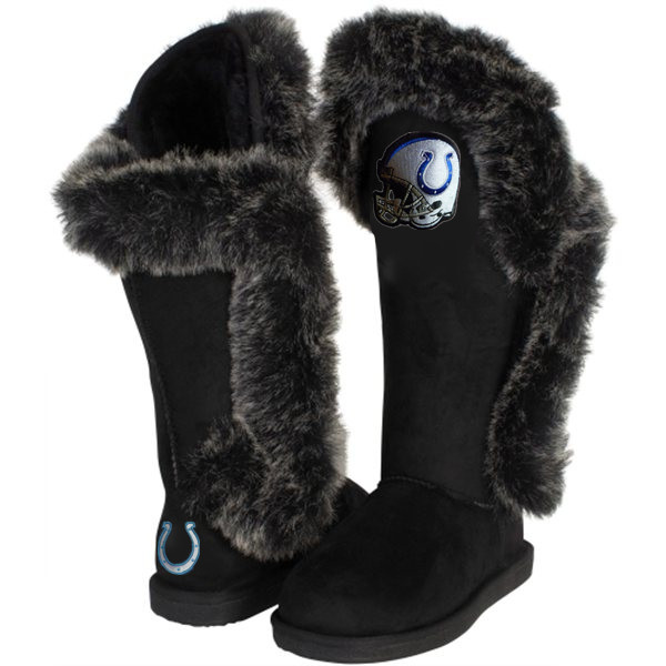 NFL Indianapolis Colts Black Women Boots