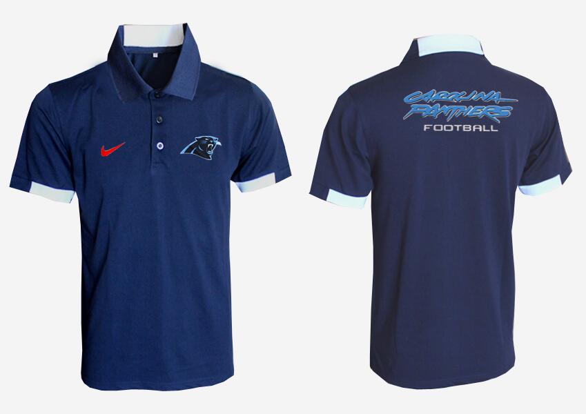 NFL Carolina Panthers Blue Polo Shirt