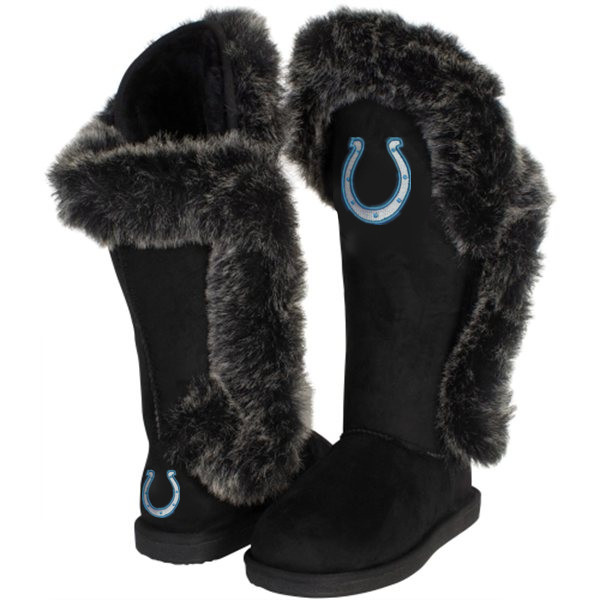 NFL Indianapolis Colts Women Black Boots