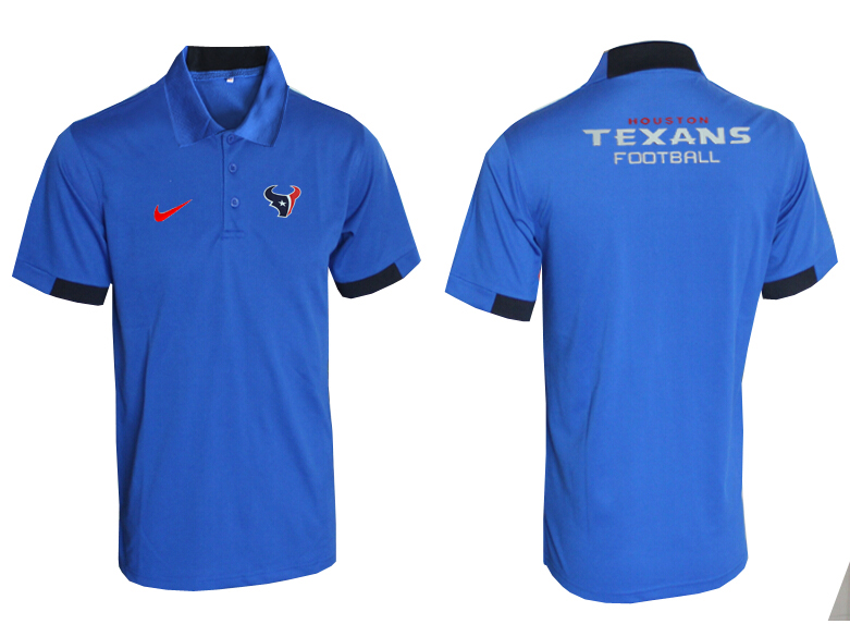 NFL Houston Texans Blue Color Polo Shirt