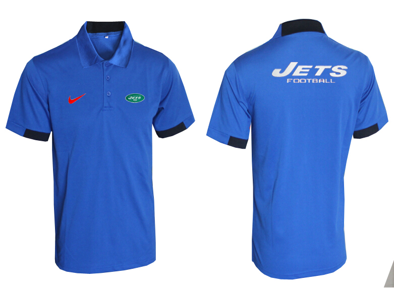 NFL New York Jets Blue Polo Shirt