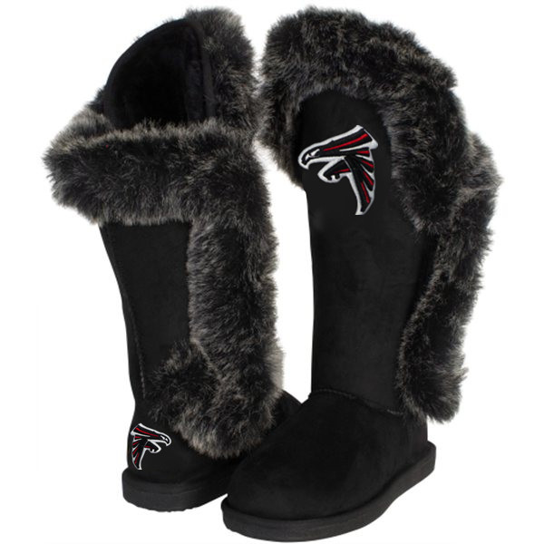 NFL Atlanta Falcons Women Black Boots