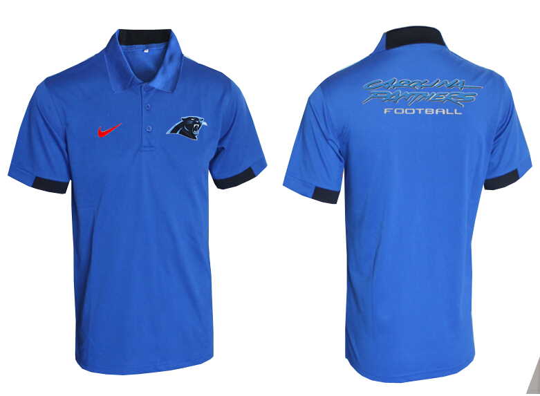 NFL Carolina Panthers Blue Color Polo Shirt