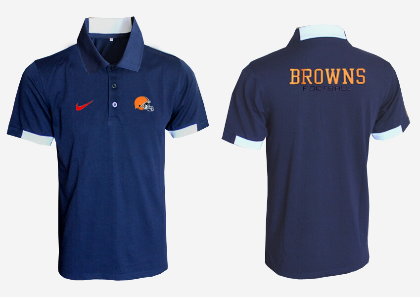 NFL Cleveland Browns Dark Blue Polo Shirt