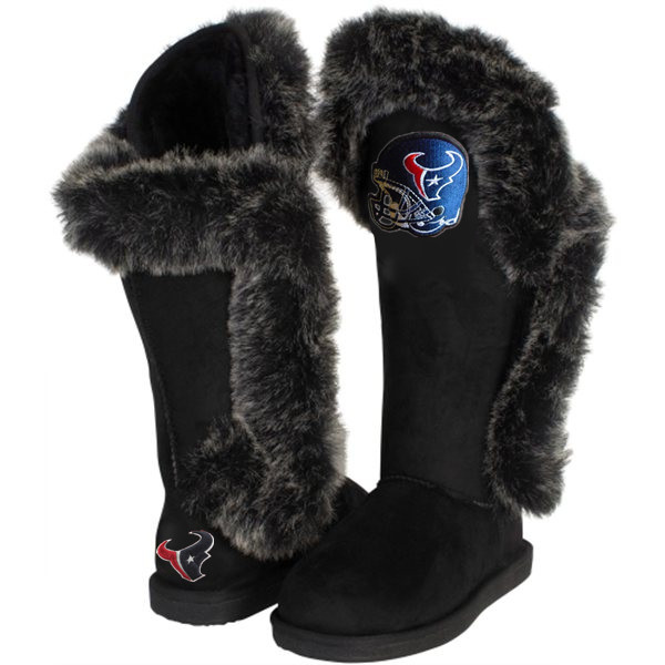 NFL Houston Texans Women Black Boots