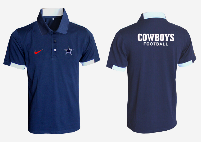 NFL Dallas Cowboys Dark Blue Polo Shirt