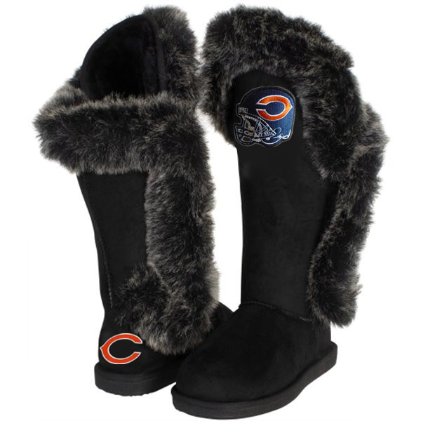 NFL Chicago Bears Black Women Boots