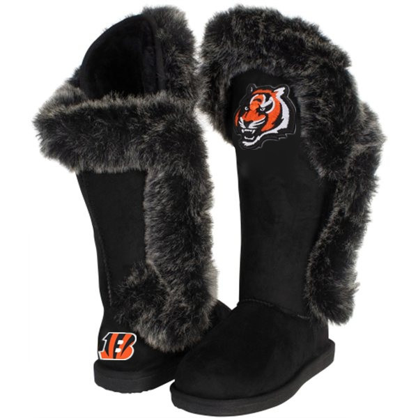 NFL Cincinnate Benglas Black Women Boots