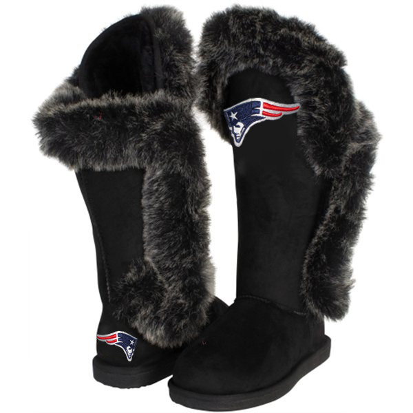 NFL New England Patriots Black Women Boots