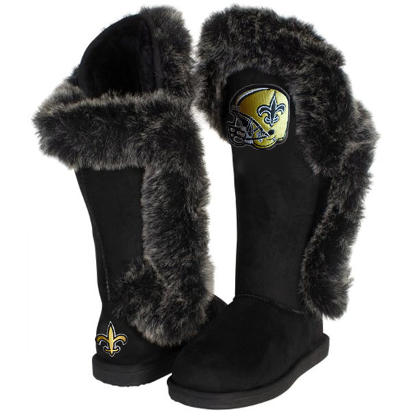 NFL New Orleans Saints Women Black Boots