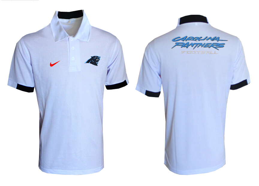 NFL Carolina Panthers White Polo Shirt