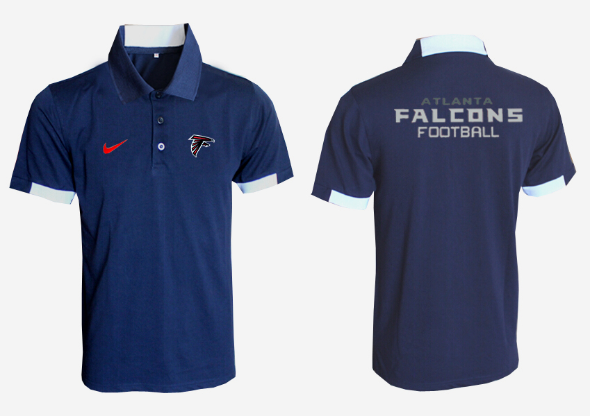 NFL Atlanta Falcons Dark Blue Polo Shirt