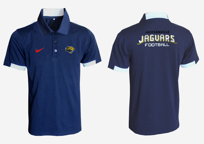 NFL Jacksonville Jaguars Dark Blue Polo Shirt