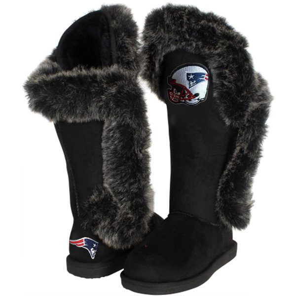 NFL New England Patriots Women Black Boots