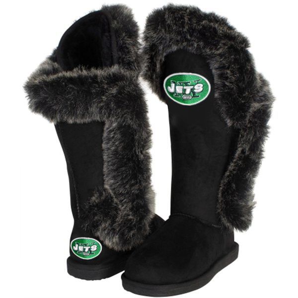 NFL New York Jets Black Women Boots