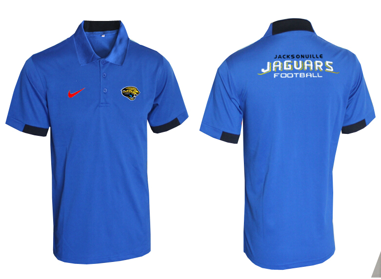 NFL Jacksonville Jaguars Blue Color Polo Shirt