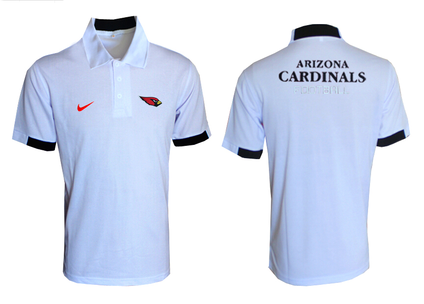 NFL Arizona Cardinals White Polo Shirt