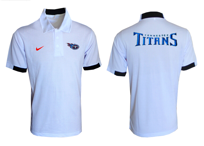 NFL Tennessee Titans White Polo Shirt