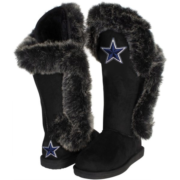 NFL Dallas Cowboys Women Black Boots