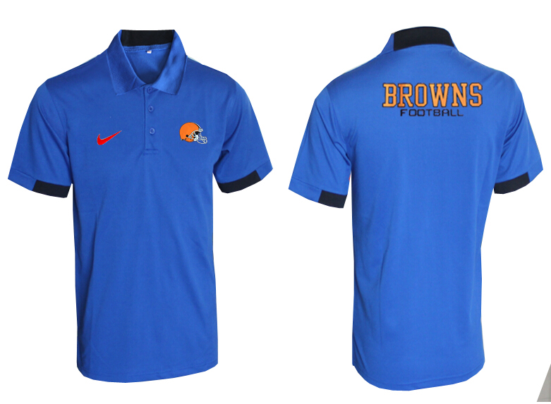 NFL Cleveland Browns Blue Polo Shirt