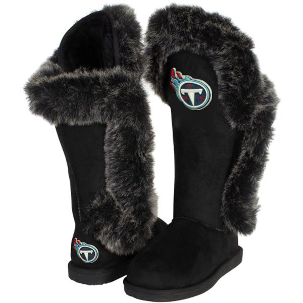 NFL Tennessee Titans Black Women Boots