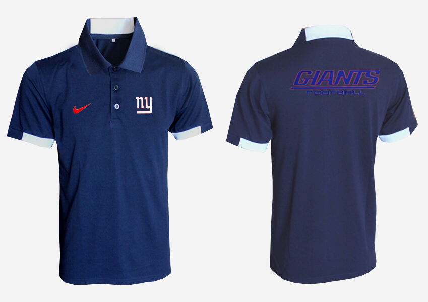 NFL New York Giants Dark Blue Polo Shirt