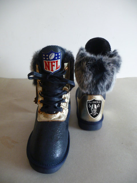 NFL Oakland Raiders  Cuce Shoes Ladies Fanatic Boots Black