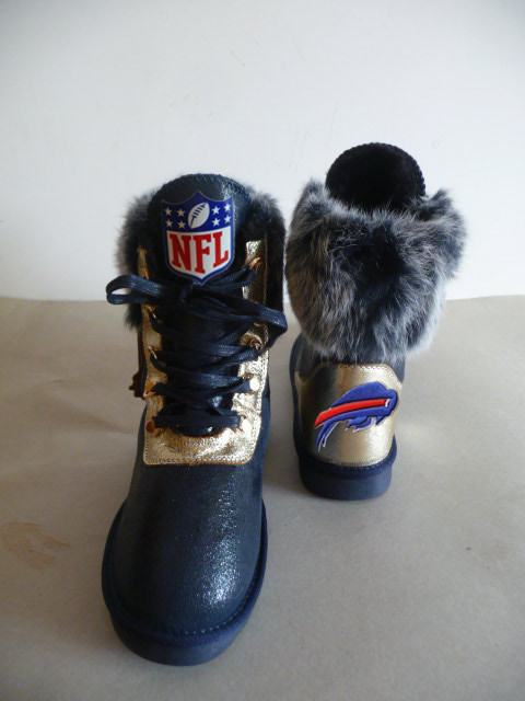 NFL Buffalo Bills Cuce Shoes Ladies Fanatic Boots - Black