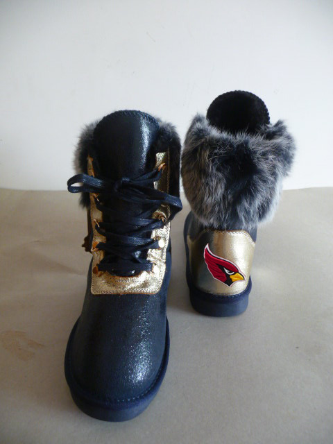 NFL Arizona Cardinals Cuce Shoes Ladies Fanatic Boots - Black
