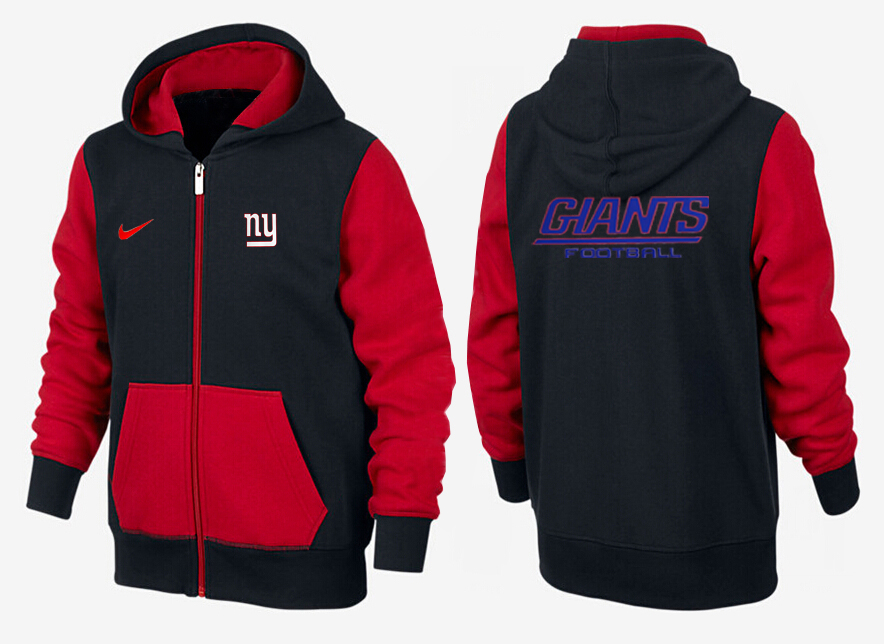 NFL New York Giants Hoodie Black Red