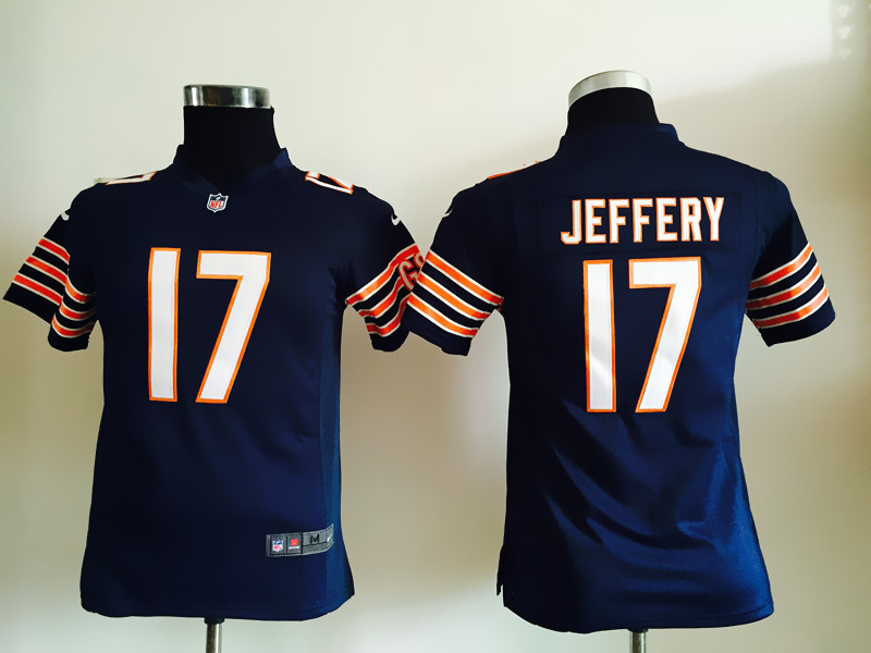 NFL Chicago Bears #17 Jeffery Blue Kids Jersey